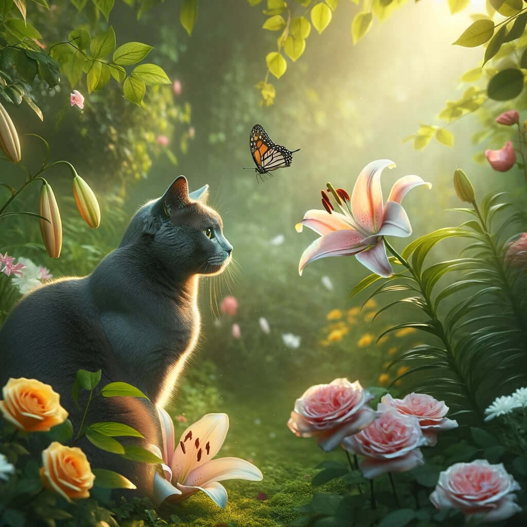 Chats en Fleurs : Comment le Printemps Influence l'Humeur et la Santé de Votre Félin