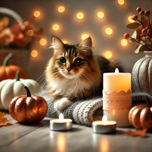 Chats et Bougies : Précautions à Prendre pour l’Automne et Halloween