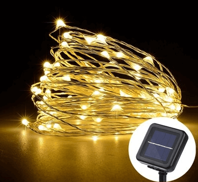 Guirlande Lumineuse Solaire Ext. de 12m 100 LED - Catsafe'shop - protection pour balcon -